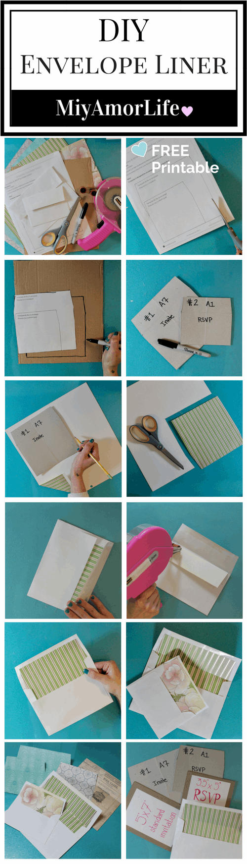  Envelope Liner Template